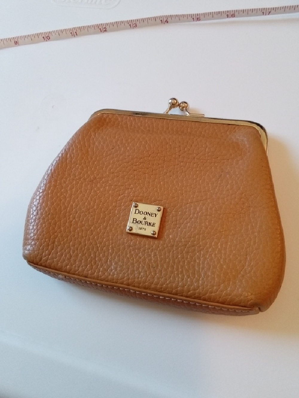 Dooney & Bourke Pebble Leather Coin Bag